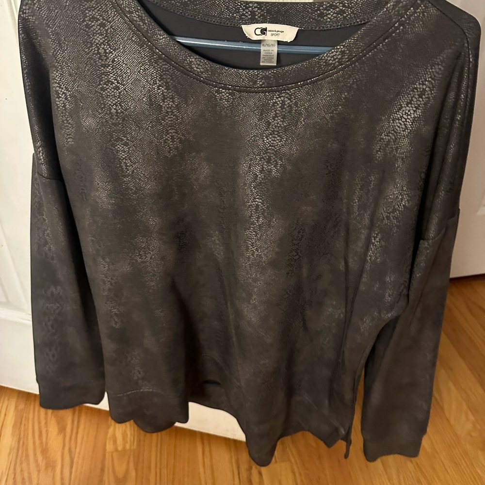 Charcoal Gray Women's Top